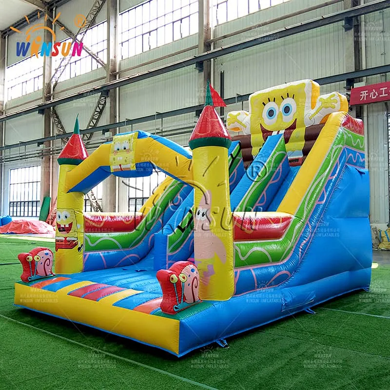Inflatable Spongebob Dry Slide