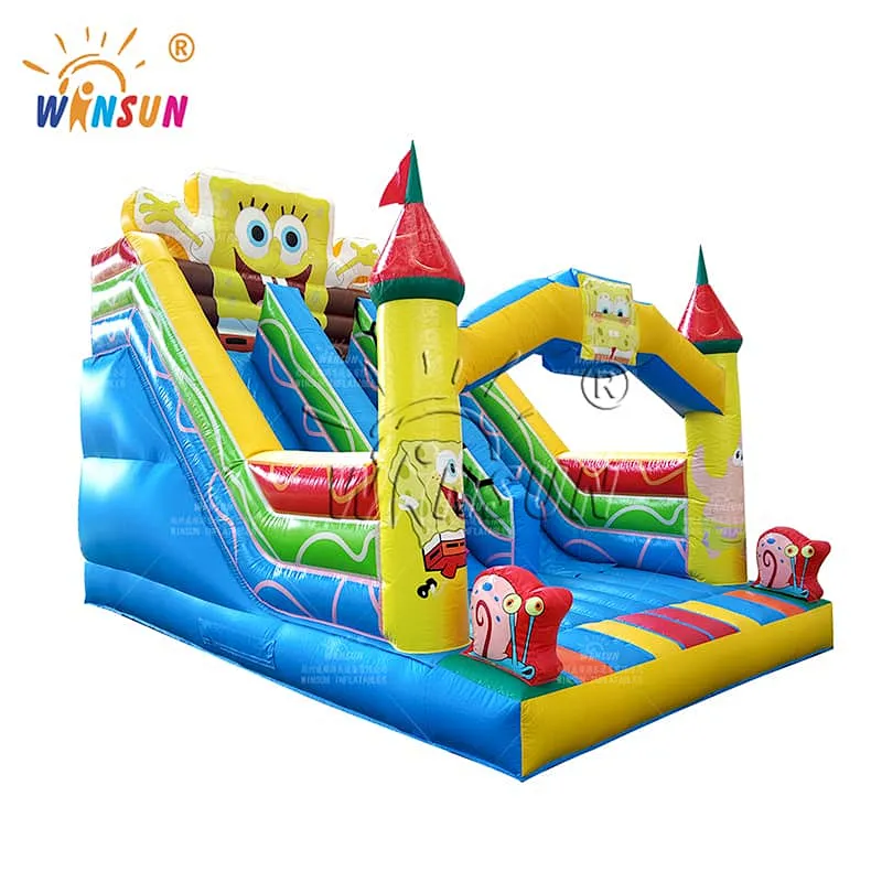 Inflatable Spongebob Dry Slide